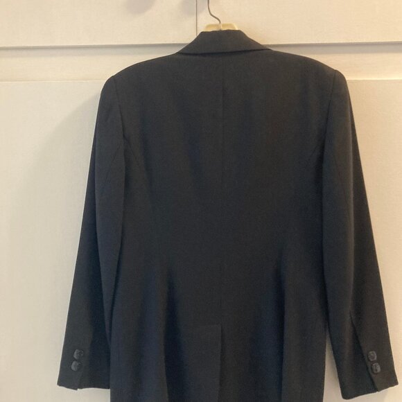 FINAL PRICE: Vintage Gianni Petite Size 4 Black Blazer - Picture 7 of 15